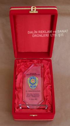 Kristal Plaket Adana Modeli