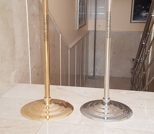 N�KEL VE SARI SALON MAKAM BAYRAK D�REKLER�N�N TABANLARI