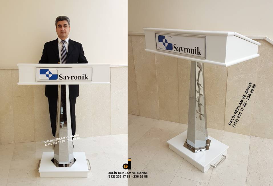 İMZA KÜRSÜSÜ GÜMÜŞ RENKLİ