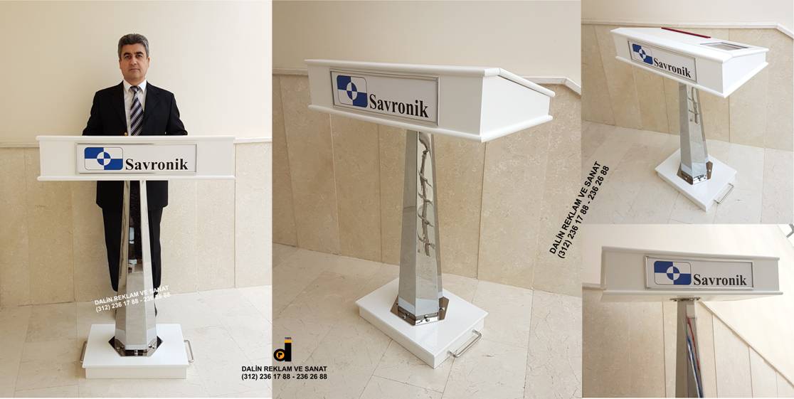 İMZA KÜRSÜSÜ GÜMÜŞ RENKLİ HİTABET KÜRSÜSÜ