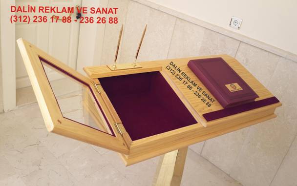 PRİNÇ GÖVDELİ ASKERİ İMZA KONUŞMA KÜRSÜSÜ