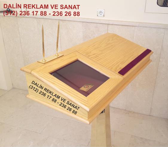 PRİNÇ GÖVDE KONUŞMA İMZA KÜRSÜSÜ ŞEREF DEFTERİ